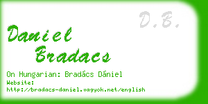 daniel bradacs business card